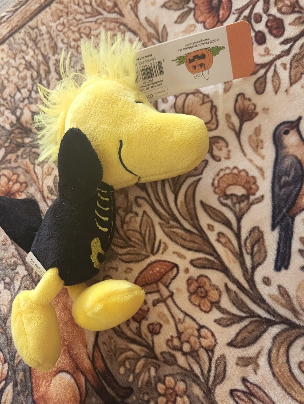 Peanuts Woodstock Witch Halloween Plush Dog Toy NWT